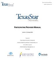 participating provider manual - Texas Mutual Insurance Company
