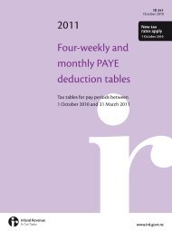 Four-weekly and monthly PAYE deduction tables - Inland Revenue ...