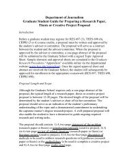 Capstone Creative Project/Thesis Proposal Guide (PDF) - Ball State ...