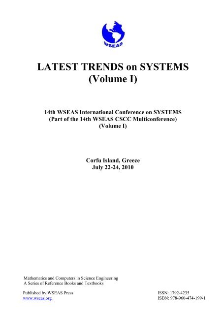 Latest trends on systems - Wseas.us