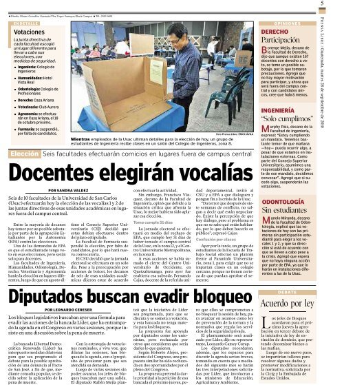 Directorio investiga privilegios a favor de 55 ... - Prensa Libre