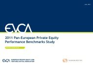 2011 Pan-European Private Equity Performance ... - EVCA