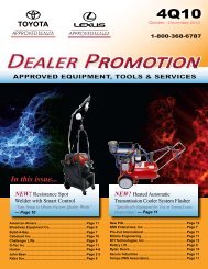 romotion 1-800-368-6787 - Snap-on Equipment Solutions