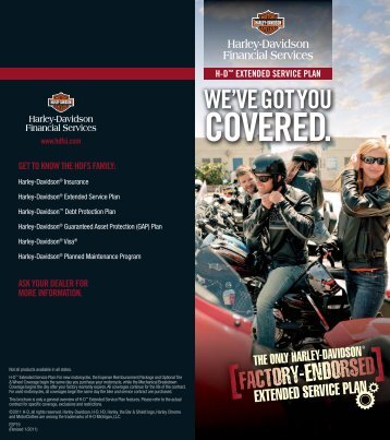 h-d extended service plan we've got you - Psndealer.com psndealer