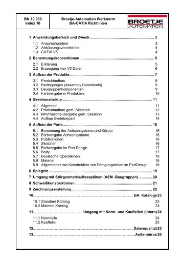 BN10.030-10 CATIA Richtlinien - Broetje-Automation