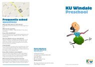 KU Windale Preschool - KU Children's Services