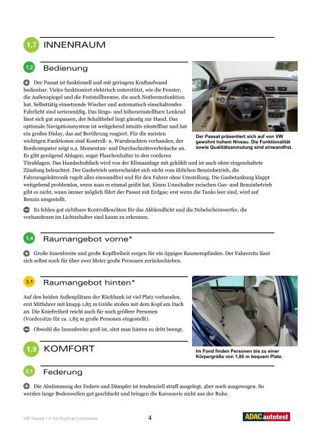 VW Passat 1.4 TSI EcoFuel Comfortline - Volkswagen AG