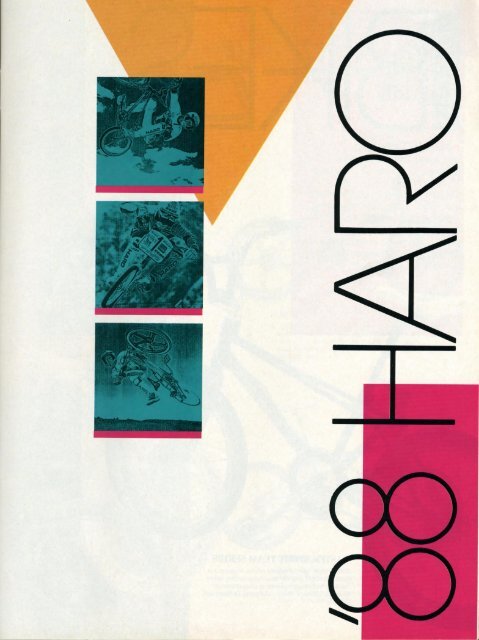 1988 haro catalog