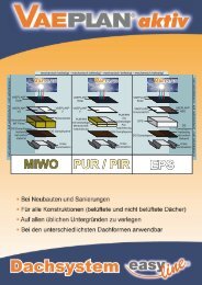 MIWO PUR / PIR EPS - vaeplan