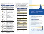 Oracle 11i Navigation Pocket Guide - Solution Beacon, LLC