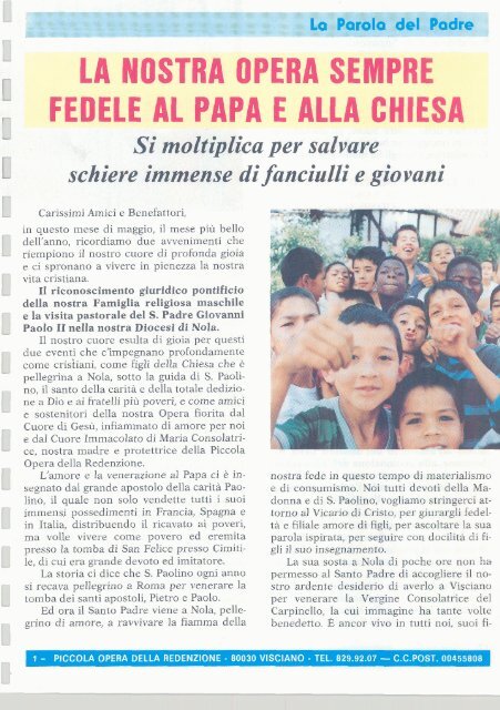 1992 - 03 - Ex Allievi di Padre Arturo D'Onofrio