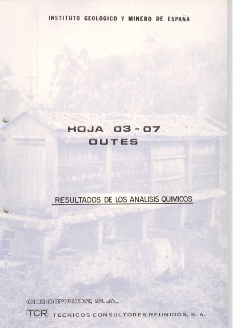 HOJA 03 - 07 CUTES RESULTADOS DE LOS ANALISIS QUIMICOS
