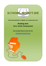 Reime, Gedichte, Bewegungsspiele - Grundschule bei School-Scout