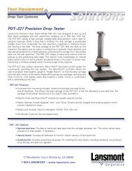 PDTÃ¢Â€Â“227 Precision Drop Tester