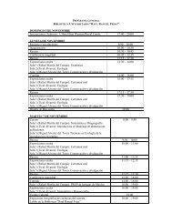 Programa de Actividades - Facultad de Ciencias BiolÃ³gicas UANL