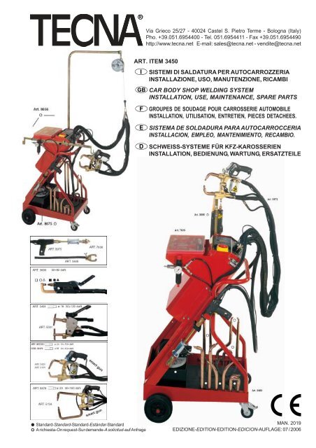 spare parts and checklists tables - Cebotechusa.com