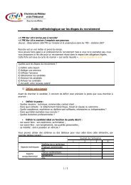 Un guide mÃ©thodologique sur les Ã©tapes du recrutement.