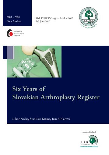 Six years of Slovakian Arthroplasty Register - SAR