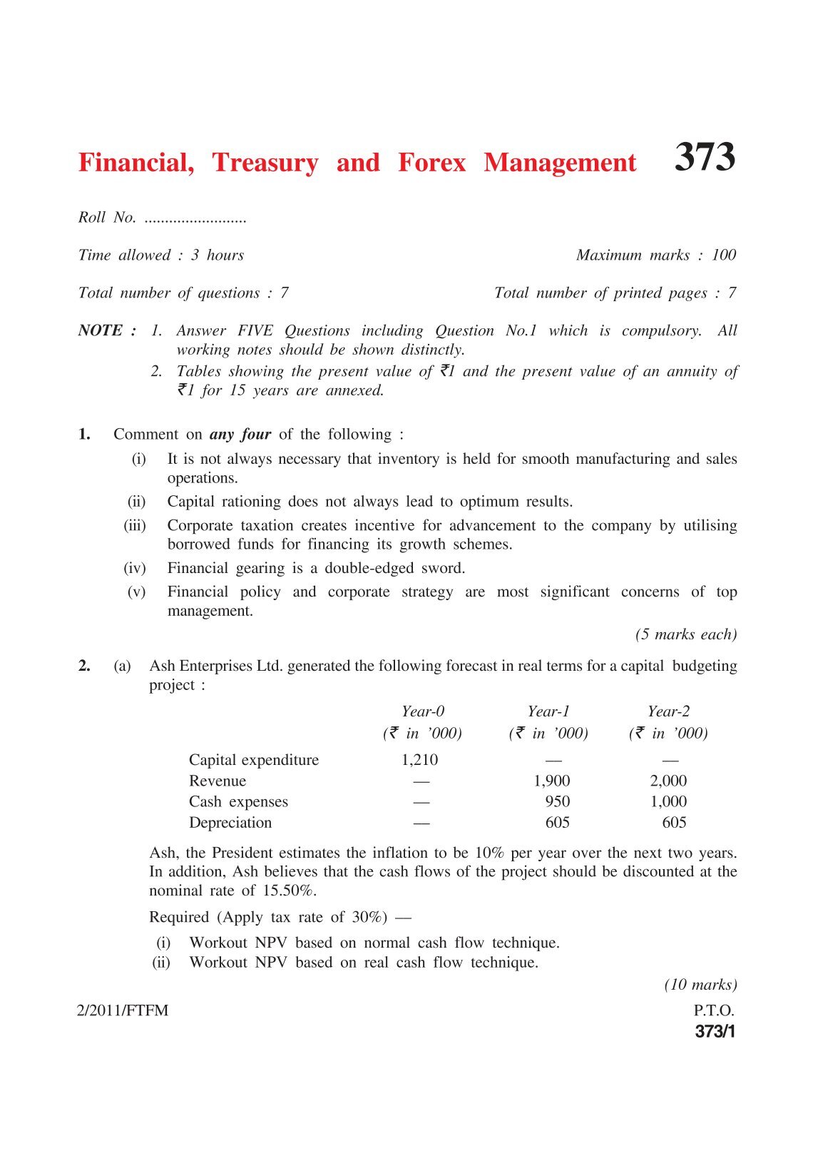 Financial forex and treasury management notes