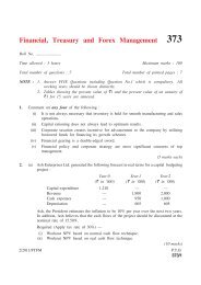 Financial, Treasury and Forex Management - cs notes