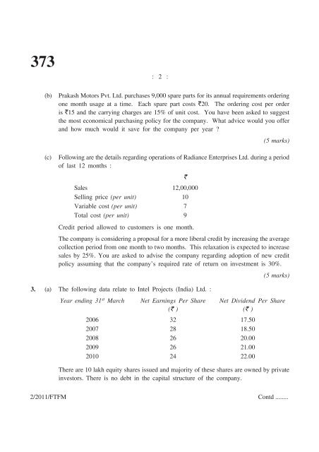 Financial, Treasury and Forex Management - cs notes