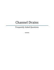 Channel Drains - NDS