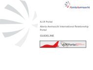 AIR Portal - Alenia Aermacchi