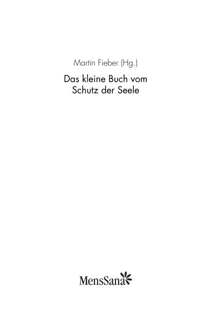 Das kleine Buch vom Schutz der Seele