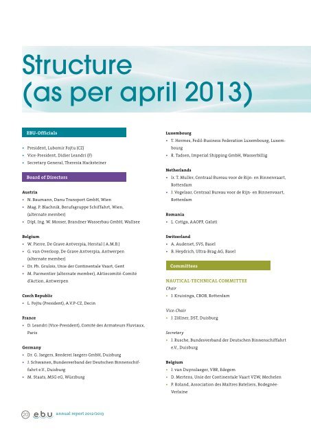 Annual report 2012/2013 - EBU