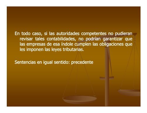 doctrina legal, jurisprudencia y precedentes en materia tributaria