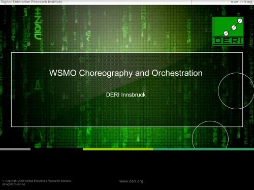 Current state of WSMO Choreography and Orchestration