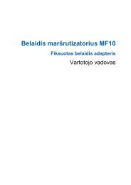 Belaidis marÃ…Â¡rutizatorius MF10 - MEZON