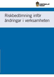 Riskbedömning inför ändringar i verksamheten