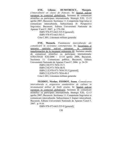 bibliografie şi webgrafie - biblioteca universitara - Universitatea ...