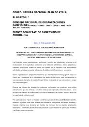 coordinadora nacional plan de ayala el barzÃ³n ... - Era-mx.org