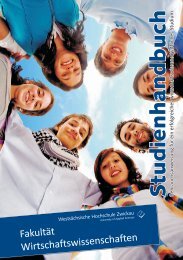 Studienhandbuch 2010 - FSR Wiwi Zwickau