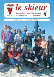 Skieur 6 - Ski-club Lausanne