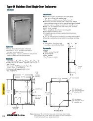 Type 4X Stainless Steel Single-Door Enclosures - Tika Energy ...