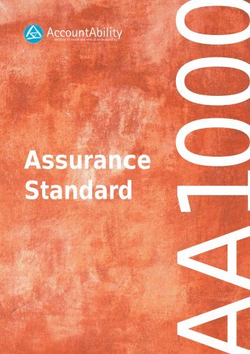 AA1000 Assurance Standard - Der Runde Tisch