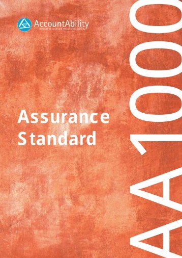 AA1000 Assurance Standard - Der Runde Tisch