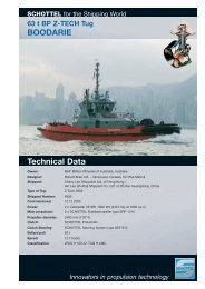 63 t BP Z-TECH Tug BOODARIE Technical Data - Schottel GmbH