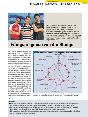 Erfolgsprognose von der Stange - S&F Personalpsychologie ...