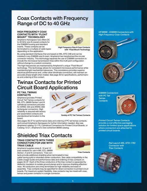 Aerospace - Interstate Connecting Components