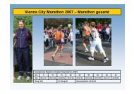 Vienna City Marathon 2007 â Marathon gesamt - Virologie Wien