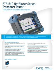 EXFO FTB-810 Datasheet EN Version - 3 EDGE GmbH