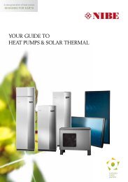 Your Guide to HeAt PuMPS & SoLAr tHerMAL - Nibe