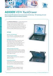 ADDERVIEW RackDrawer - VIDELCO