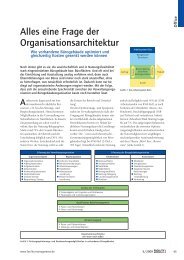 Alles eine Frage der Organisationsarchitektur - Franke & Partner ...