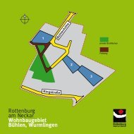 Wohnbaugebiet Bühlen, Wurmlingen - Wir bauen auf Rottenburg