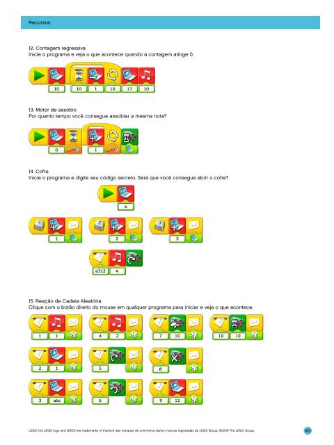 Guia Software LEGO Education WeDo